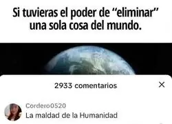 Lo menos importante para eliminar