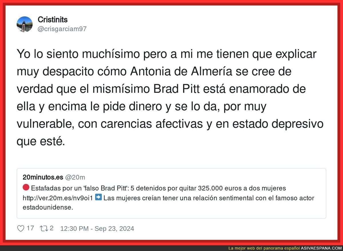 Antonia de Almería, dese cuenta
