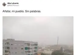 Que triste lo que se ve en Alfafar