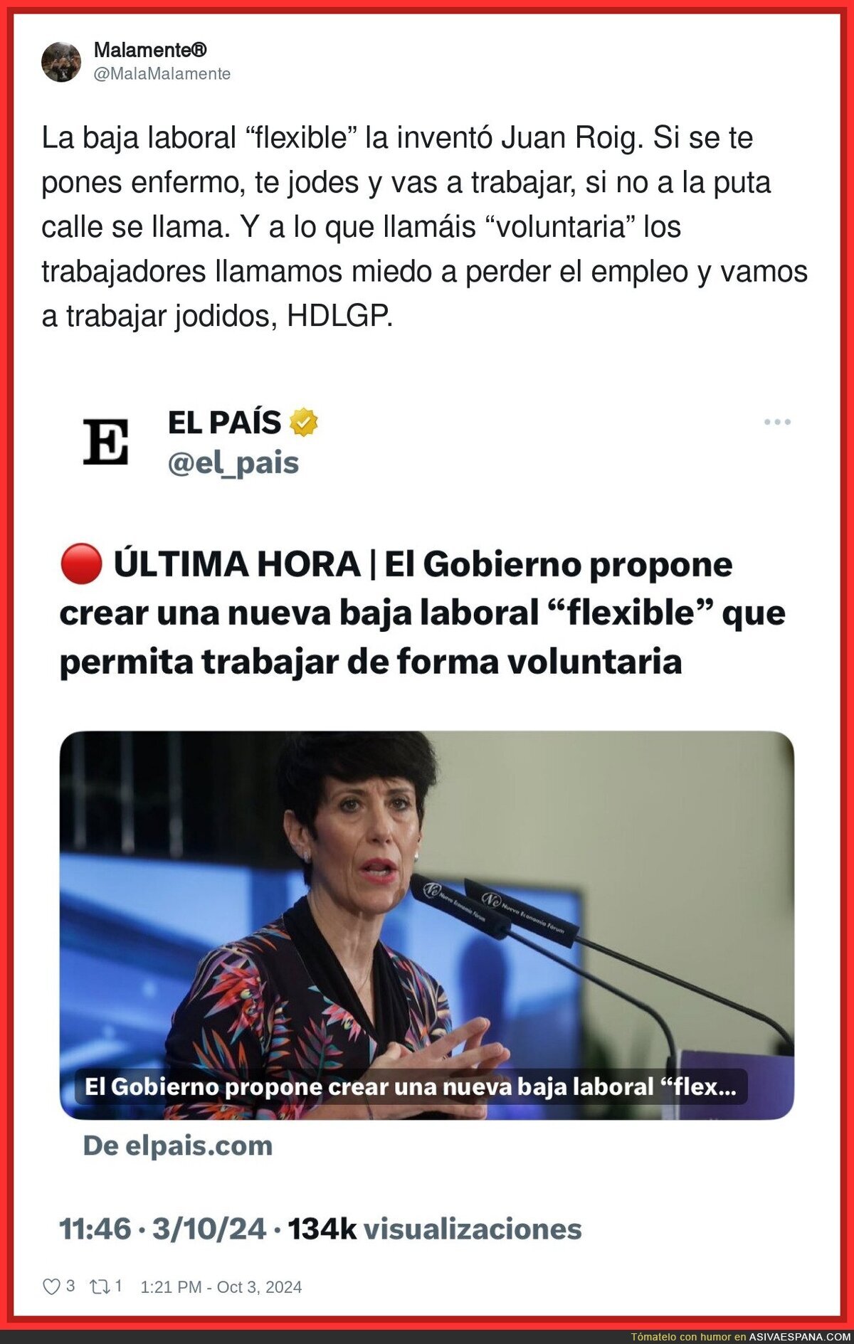 Lo de la baja laboral flexible