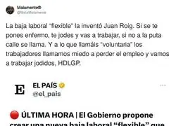 Lo de la baja laboral flexible