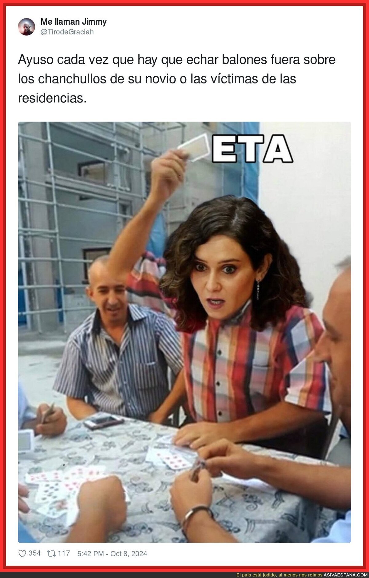 La carta mágica de Ayuso