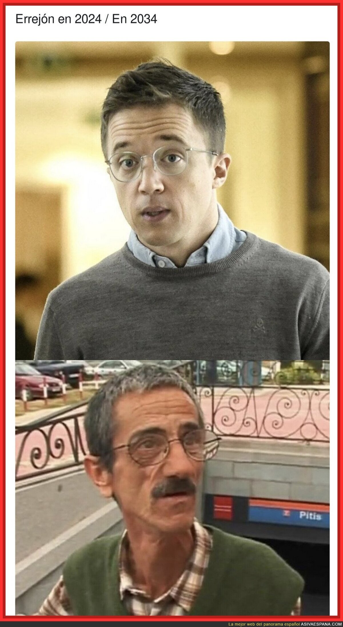 Las dos caras de Errejón