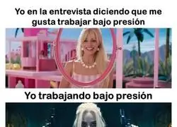 Trabajar bajo presi&oacute;n es duro