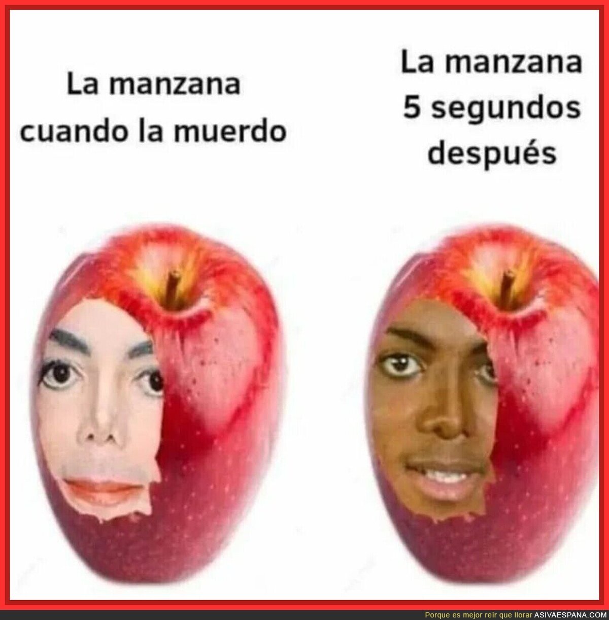 La manzana solo tiene ganas de morir