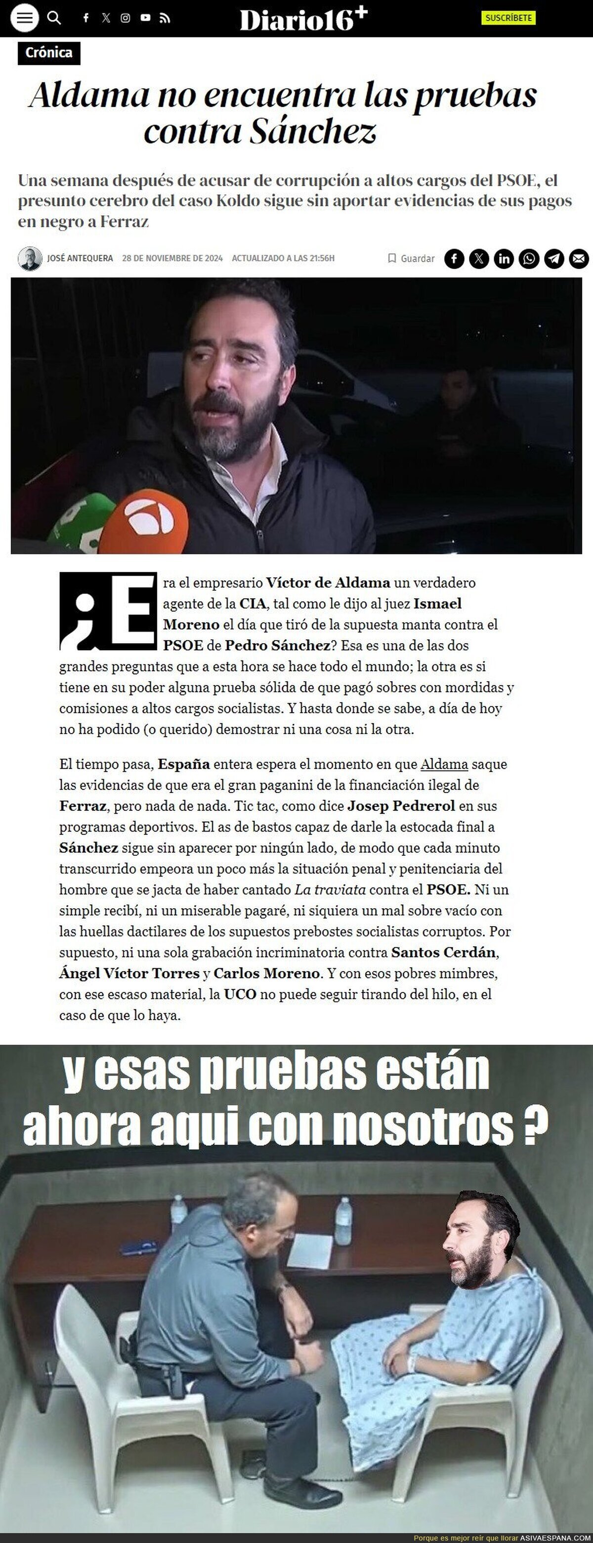 Va a ser que las ha perdido en Soto del Real