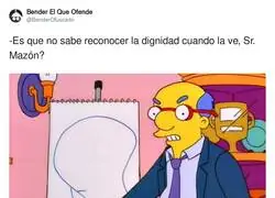 La dignidad y Maz&oacute;n no van de la mano