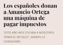 Un regalo para Amancio Ortega