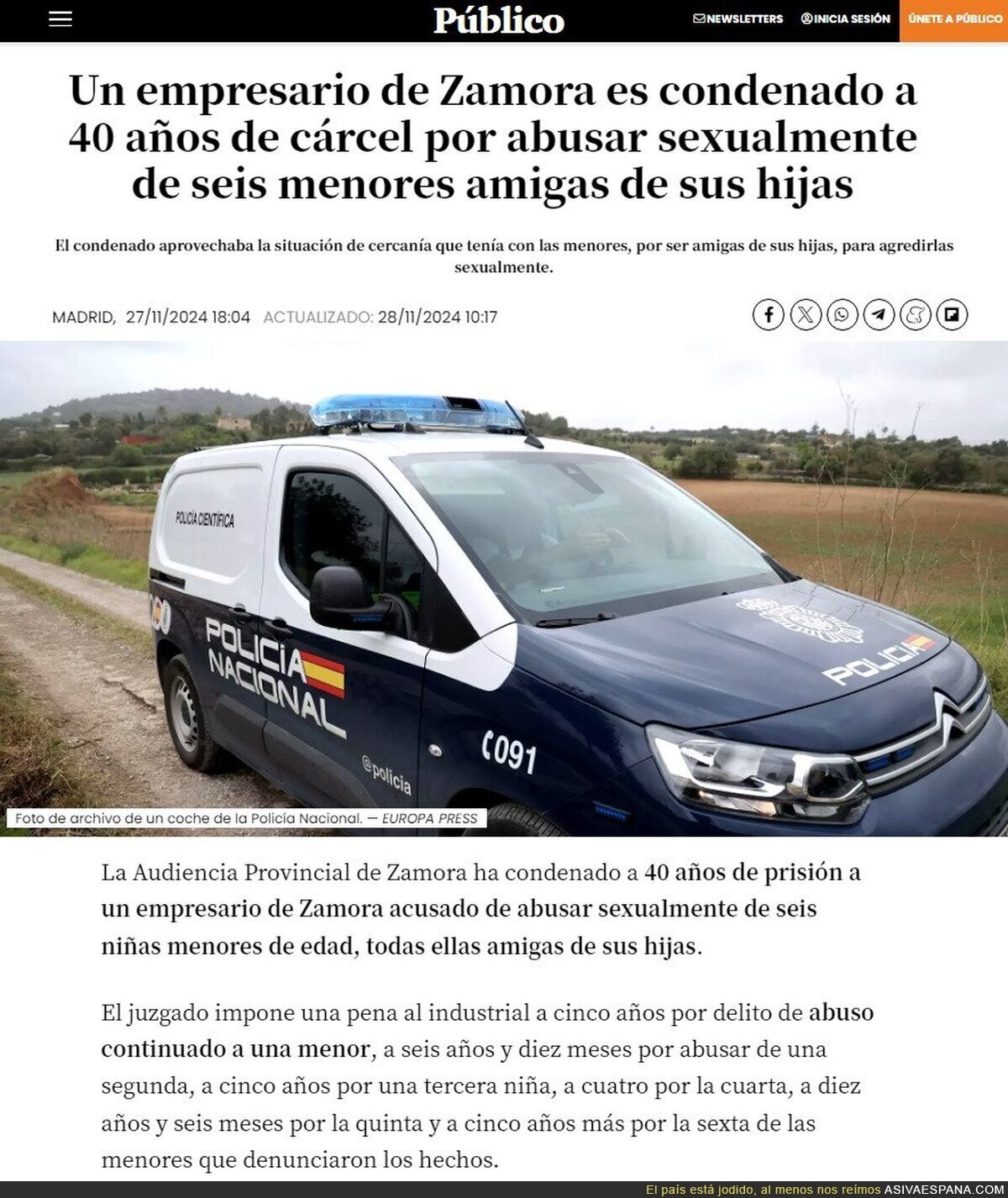 ¿Un empresario que come jamón? ¡¡NO PUEDE SER!!