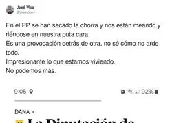 As&iacute; se r&iacute;e el PP de la gente con la DANA