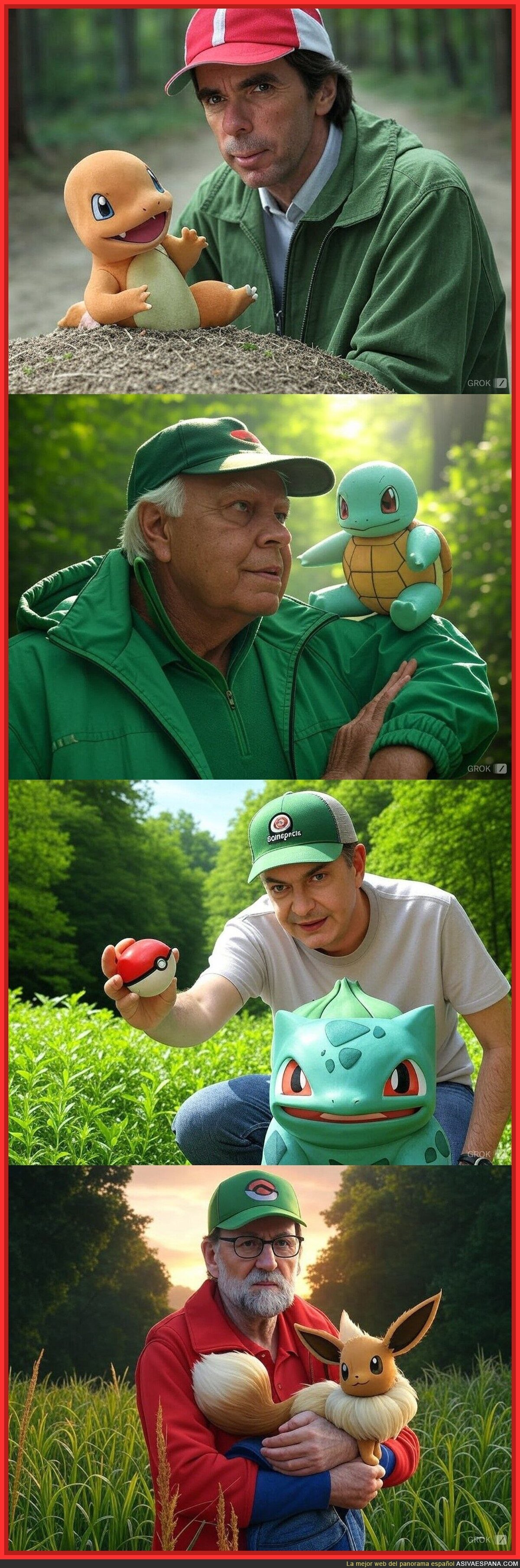 Nunca pensé ver a los ex presidnetes de entrenadores Pokémon