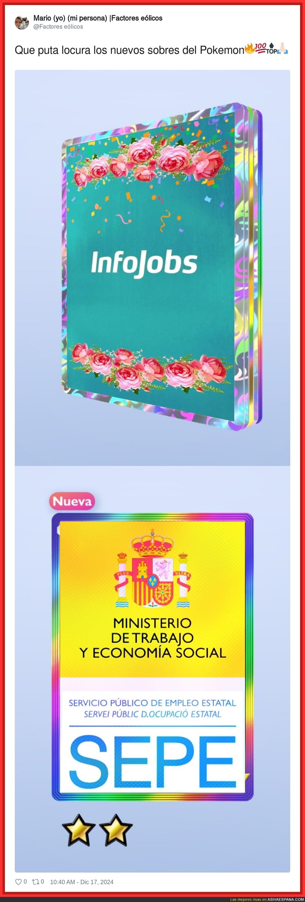 ¿Alguna vez habías visto esas cartas?