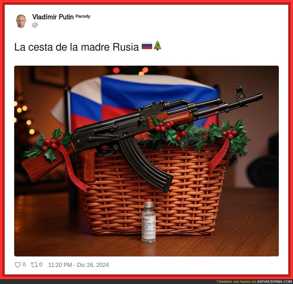 Una Navidad tranquila en Rusia