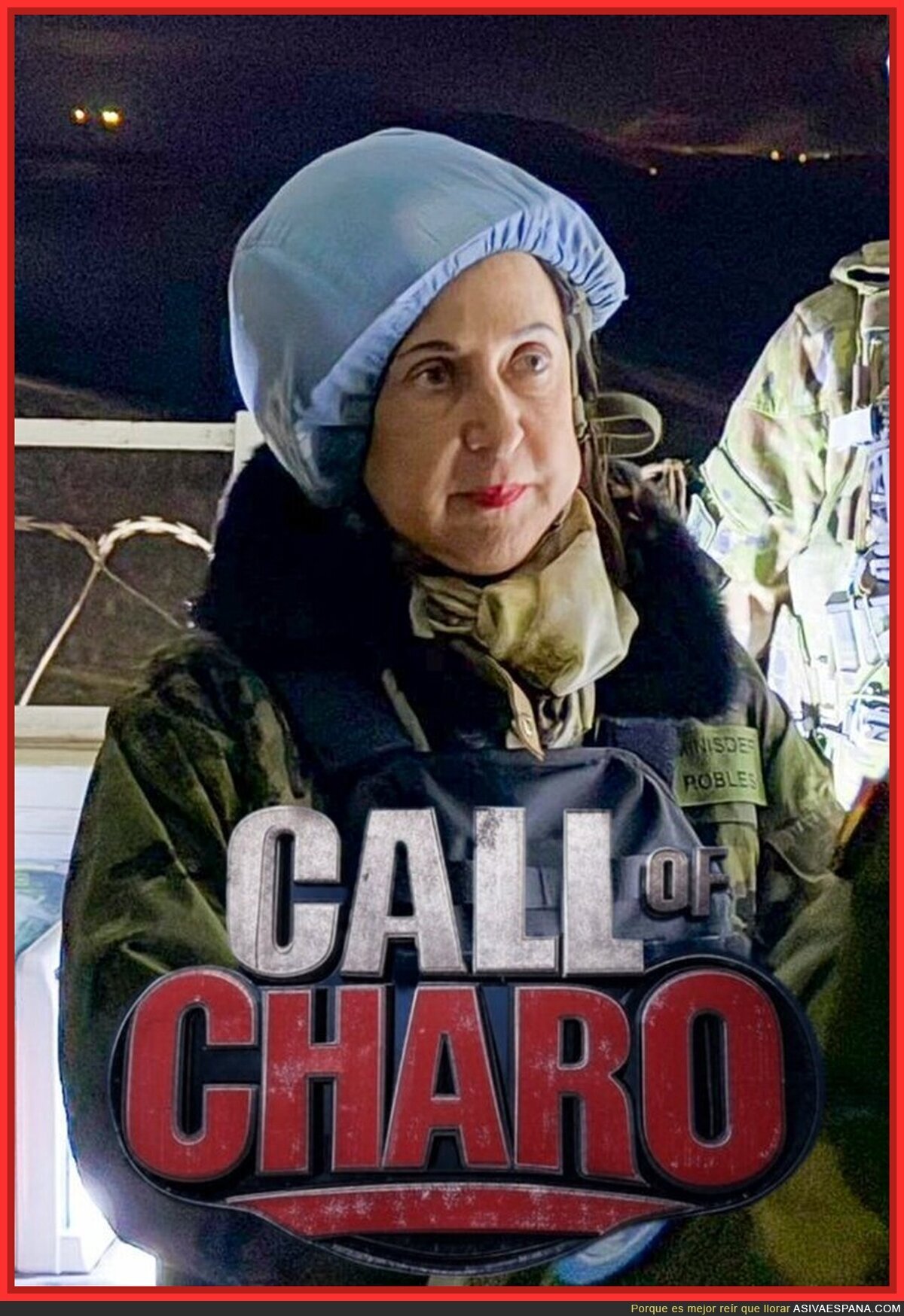 Surrealista lo de la Ministra de defensa