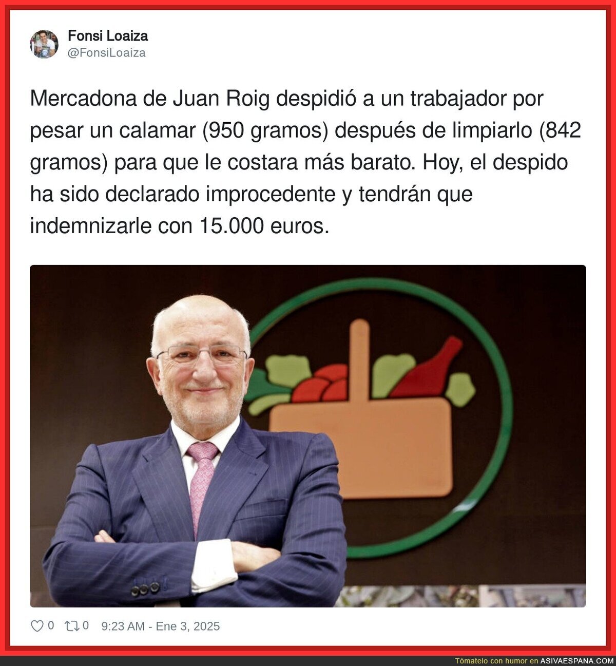 Mercadona lo ha vuelto a hacer y ha sido castigada