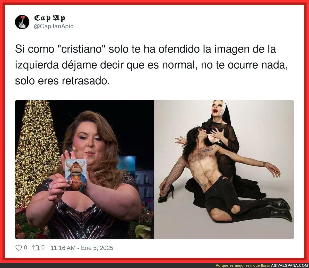 La derecha solo se ofende con según quién
