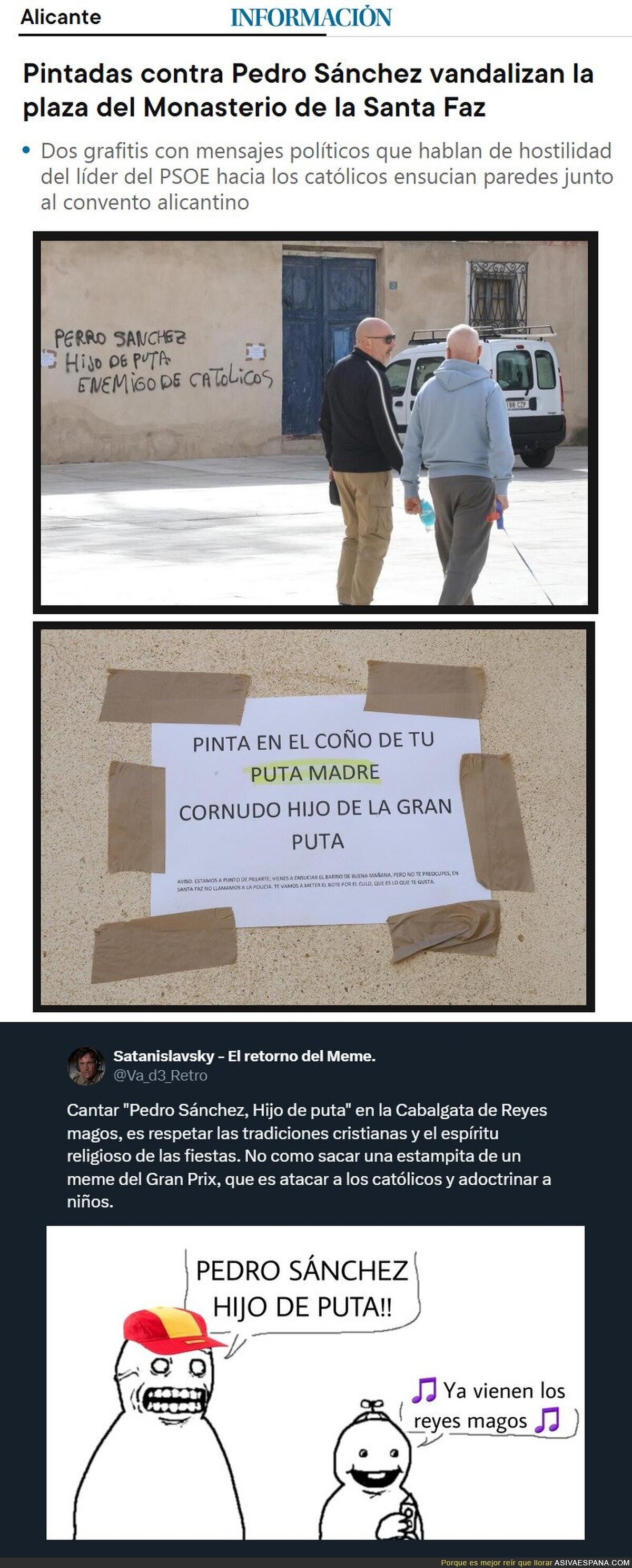 Qué mejor regalo de Reyes para un niño que un "Perro Sanxe hijo de puta"?