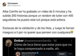 Alba Carrillo se ha puesto a dar la turra