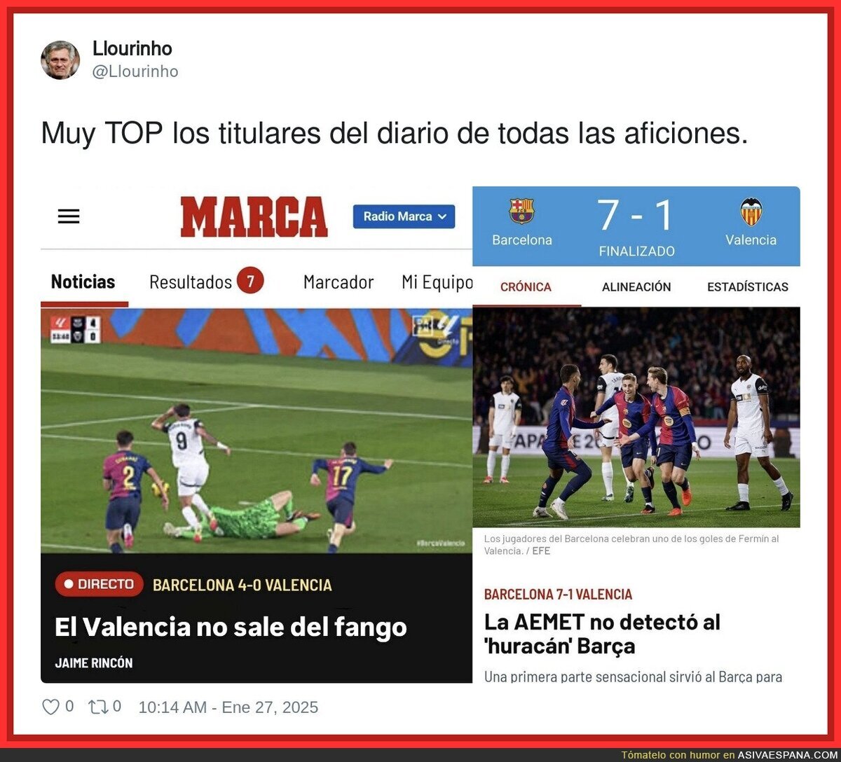 El diario MARCA demuestra lo repugnante que es