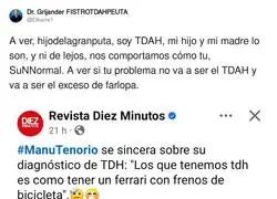 Manu Tenorio es un irresponsable con sus palabras