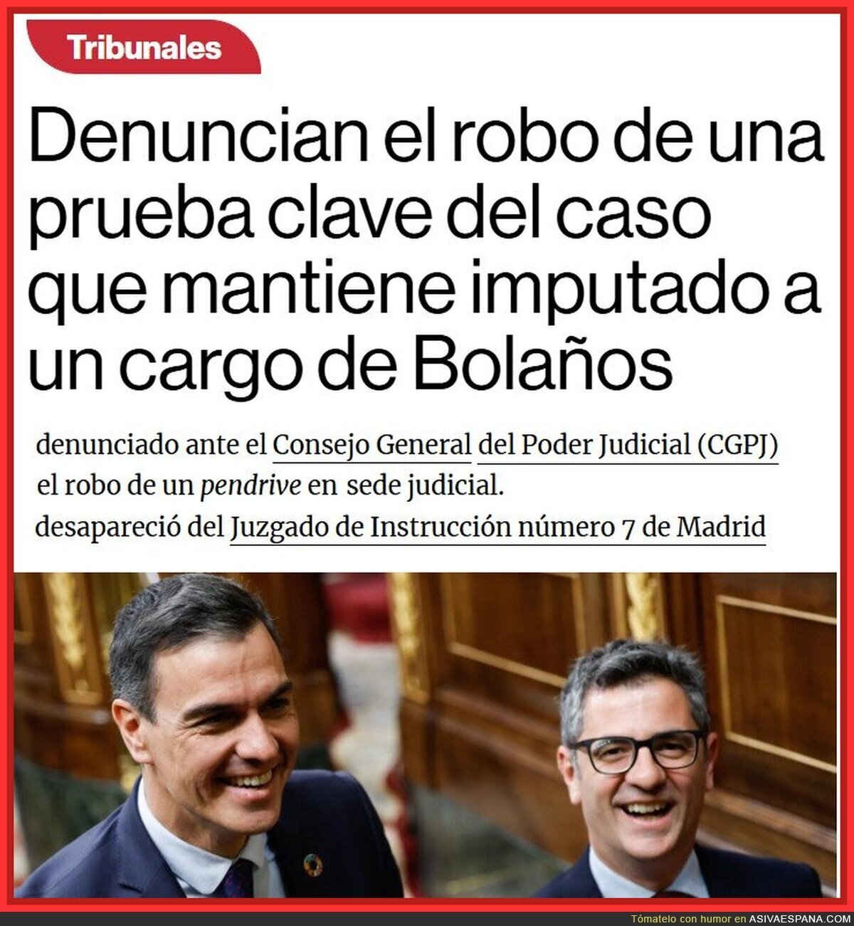 La ultraderecha metiendo mano en las sedes judiciales, qué vergüenza