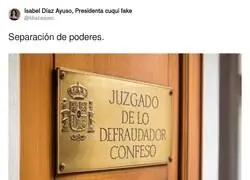 Ayuso y los juzgados