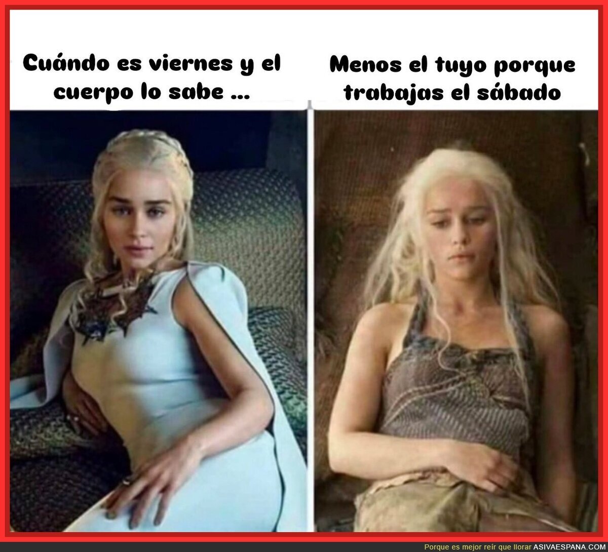 El finde no lo disfruta todo el mundo