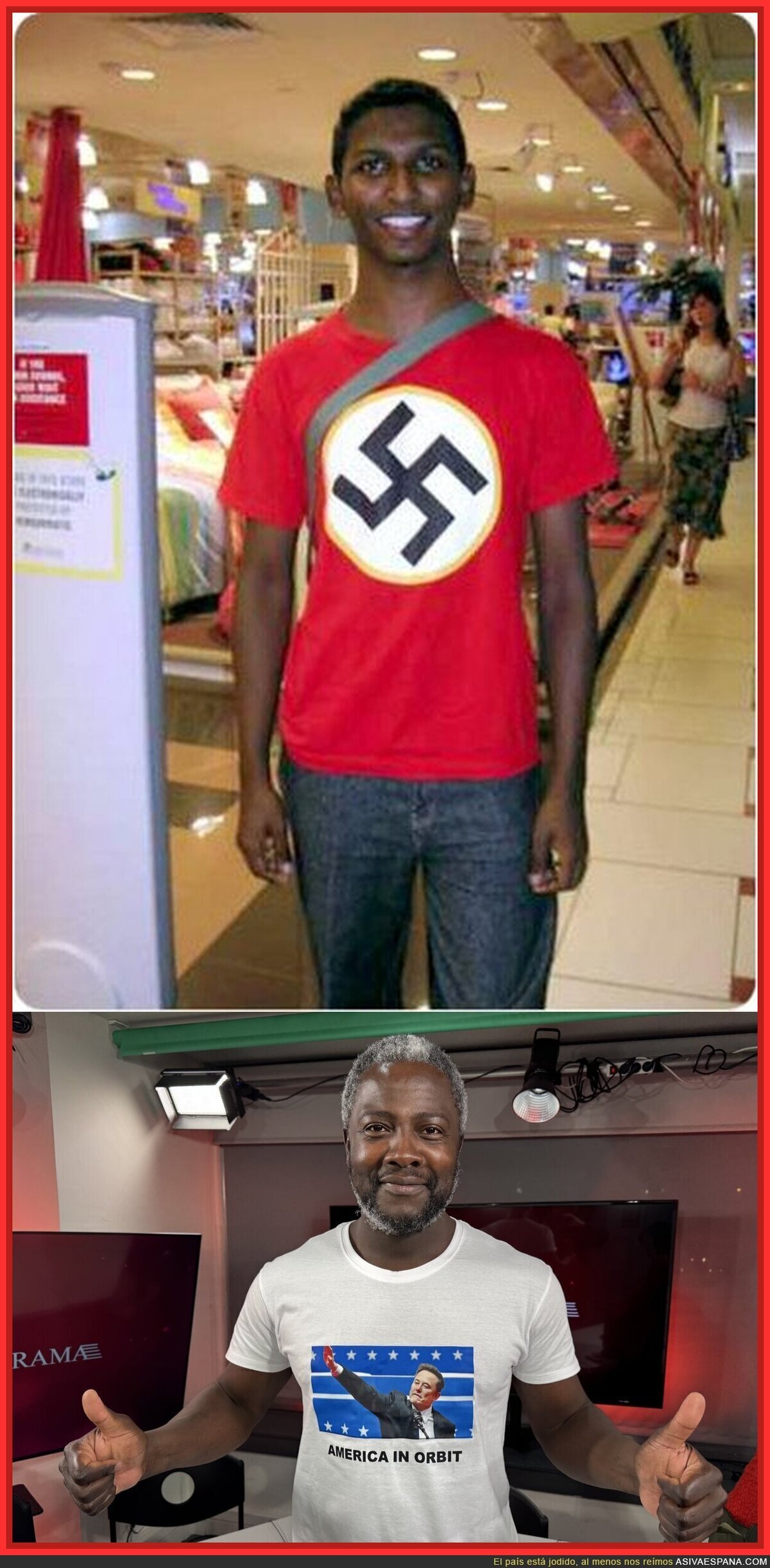 Bertrand Mondongo ha recreado el meme