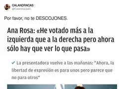 &iquest;Qui&eacute;n se cree a Ana Rosa?
