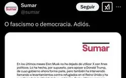 Sumar ha durado literalmente 10 d&iacute;as fuera de X