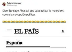 Santiago Abascal se r&iacute;e de la gente
