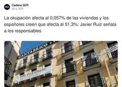 Los medios tienen enga&ntilde;ados a la gente con la okupaci&oacute;n