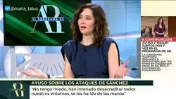 Isabel D&iacute;az Ayuso se monta una pel&iacute;cula sobre que Pedro S&aacute;nchez ha borrado sus mensajes de Whatsapp