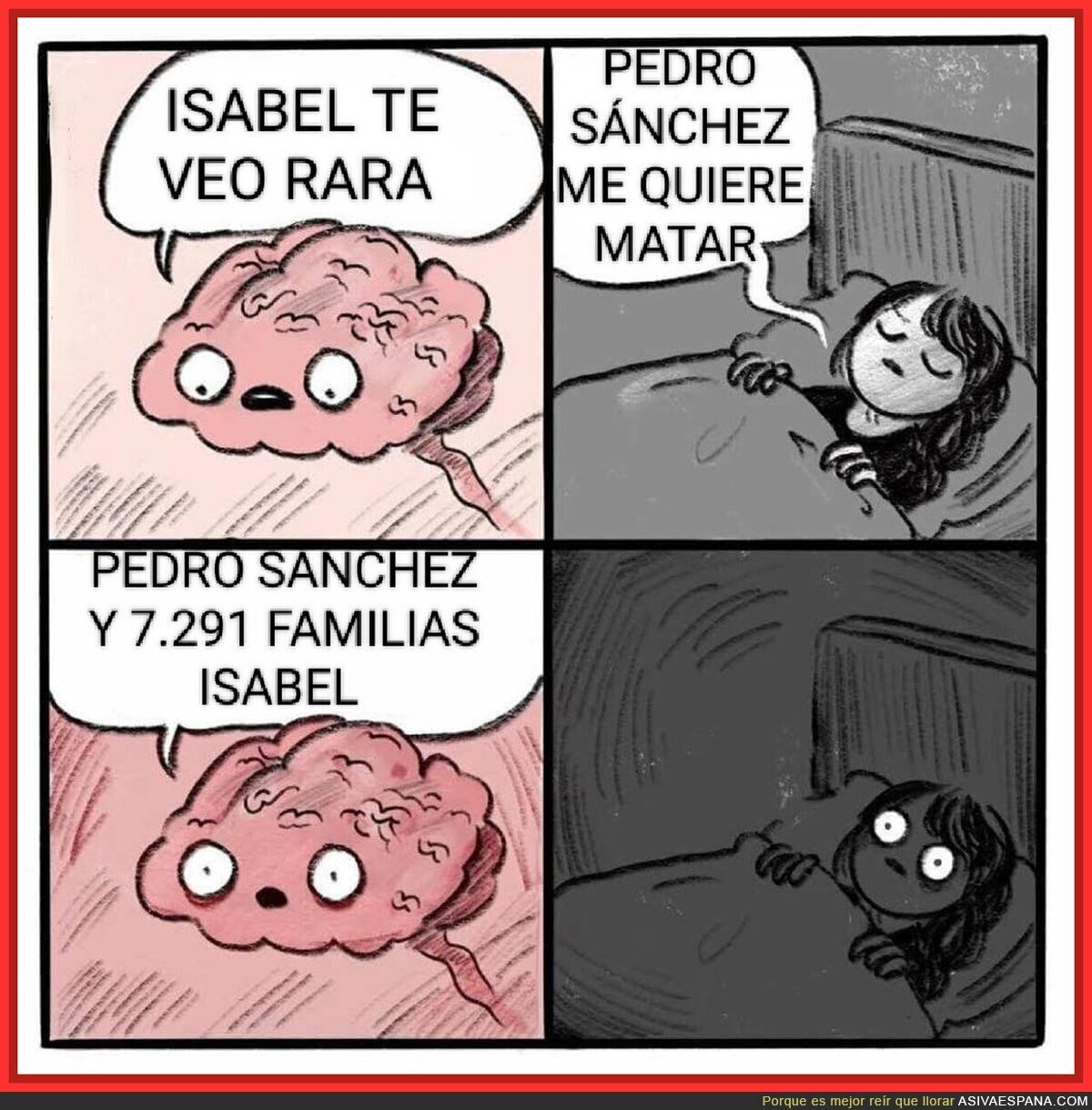 Isabel Díaz Ayuso no debería tener la conciencia tranquila