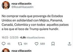 El boicot es malo Rosa