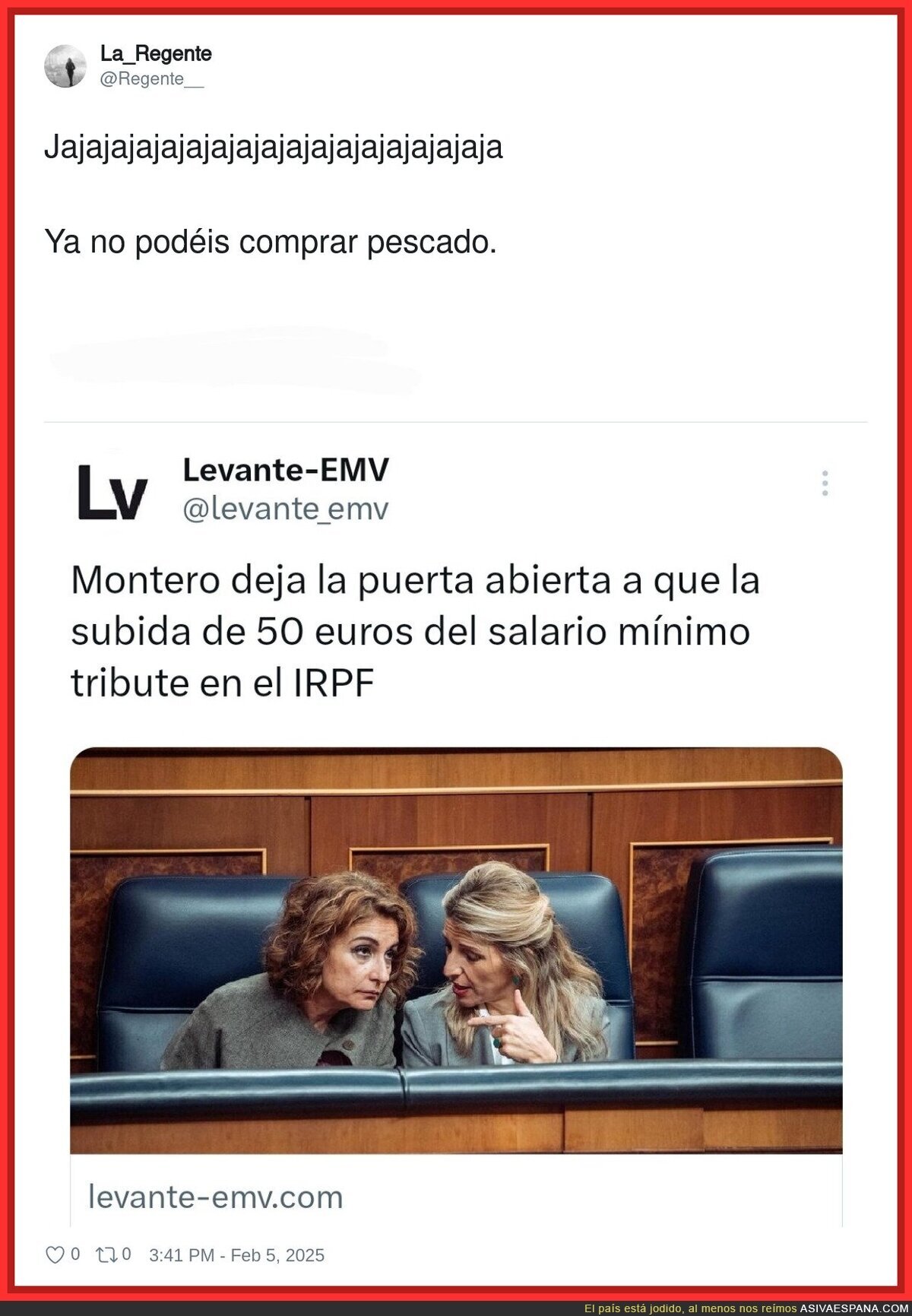 La subida del IRPF se lo come todo