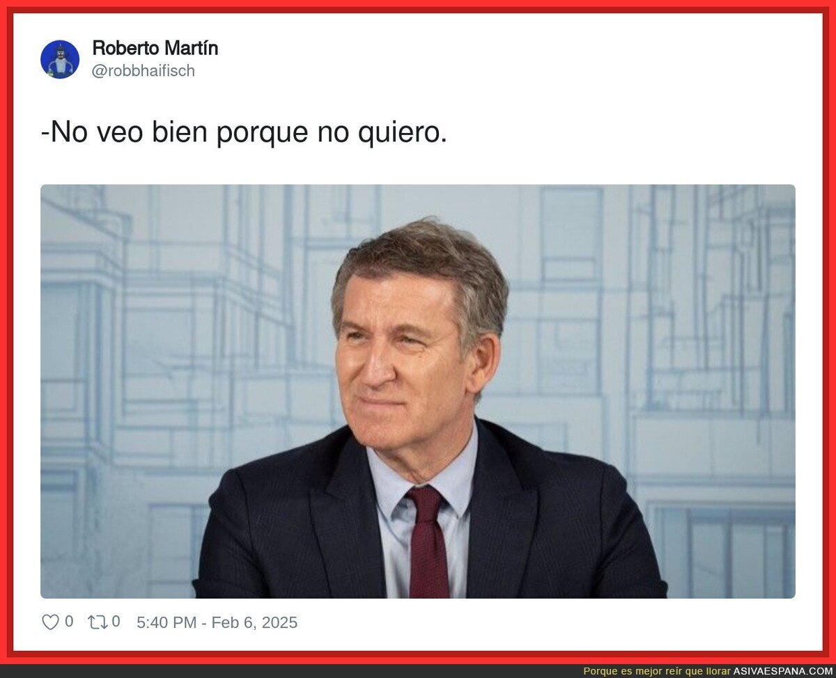Feijóo lo tiene claro