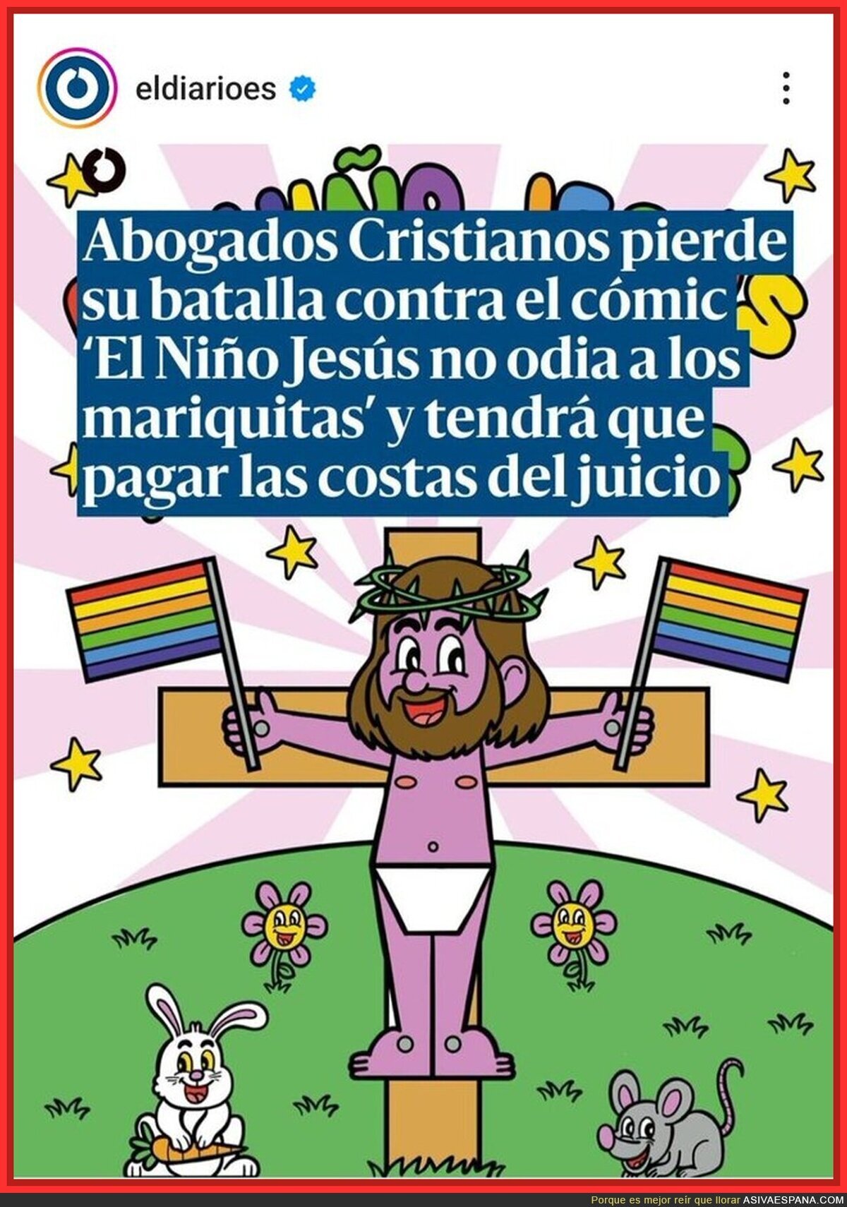 Abogados Cristianos pierde la batalla contra un cómic