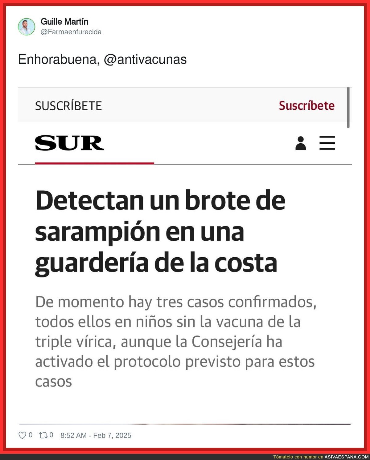Las vacunas salvan vidas