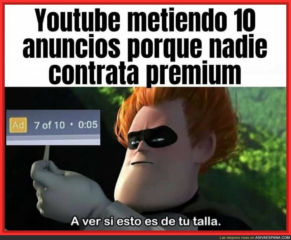 Youtube siempre te pone a prueba