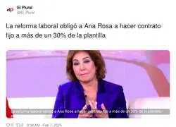 Por esto es que a Ana Rosa no le gusta la izquierda