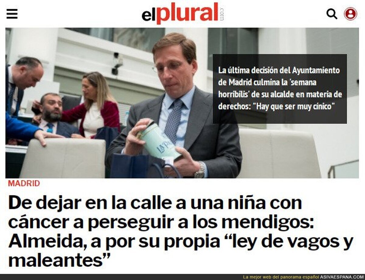 Entretanto, el Alcalde PenisFace a lo suyo