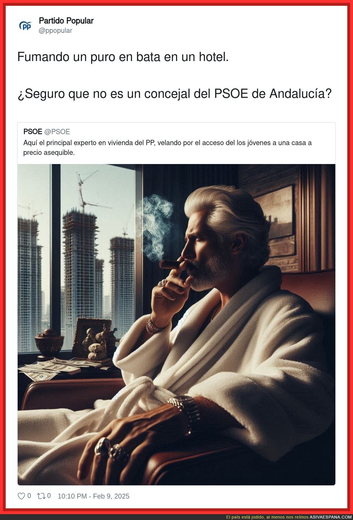 El surrealista mundo donde vive el PSOE