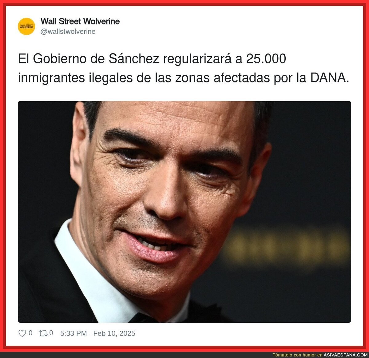 El Gobierno de Sánchez regulariza a inmigrantes ilegales tras la DANA