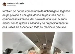 Richard Gere y su curiosa doble moral