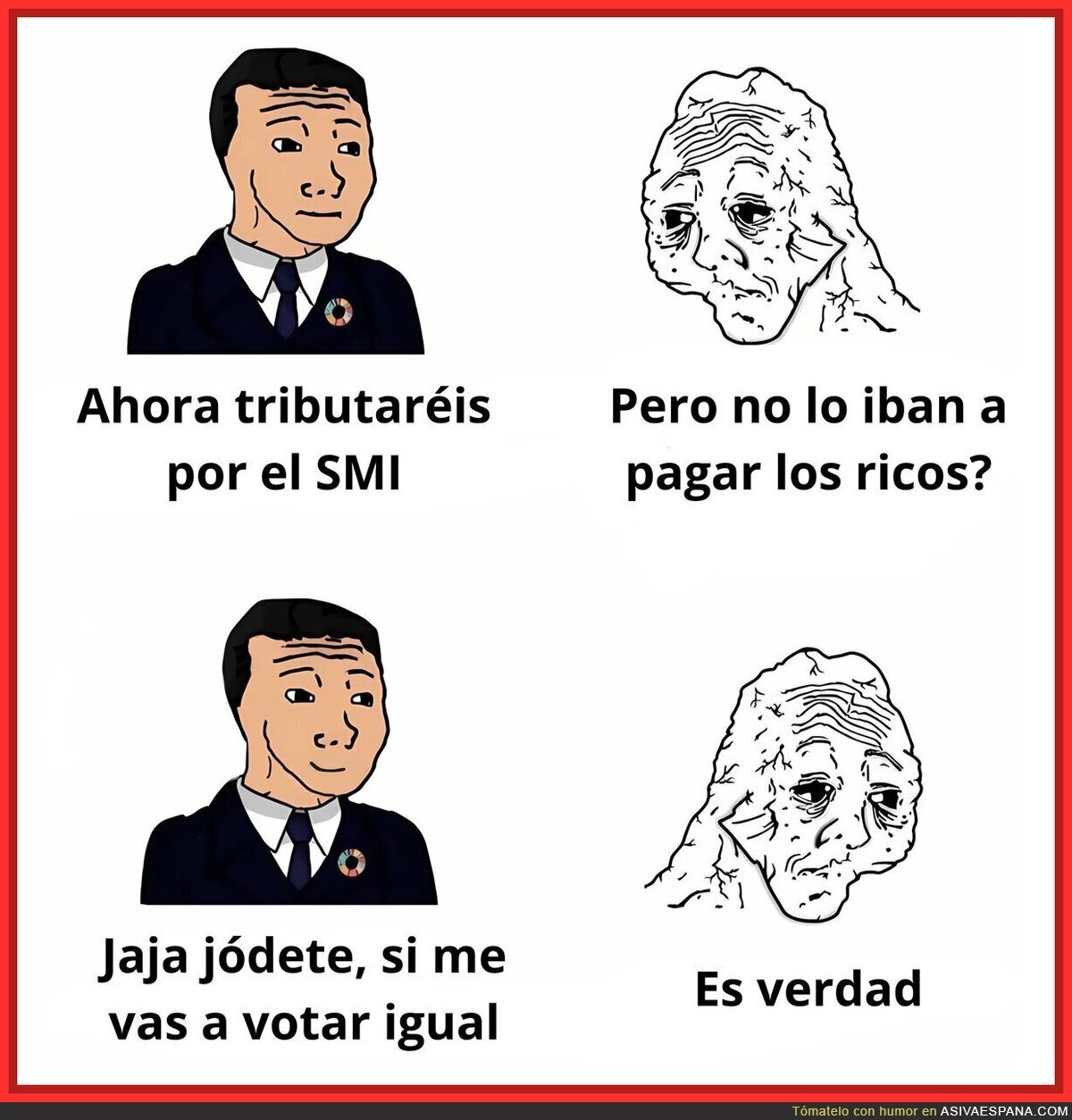 Los votantes del PSOE tras la subida del SMI que pasan a tributar