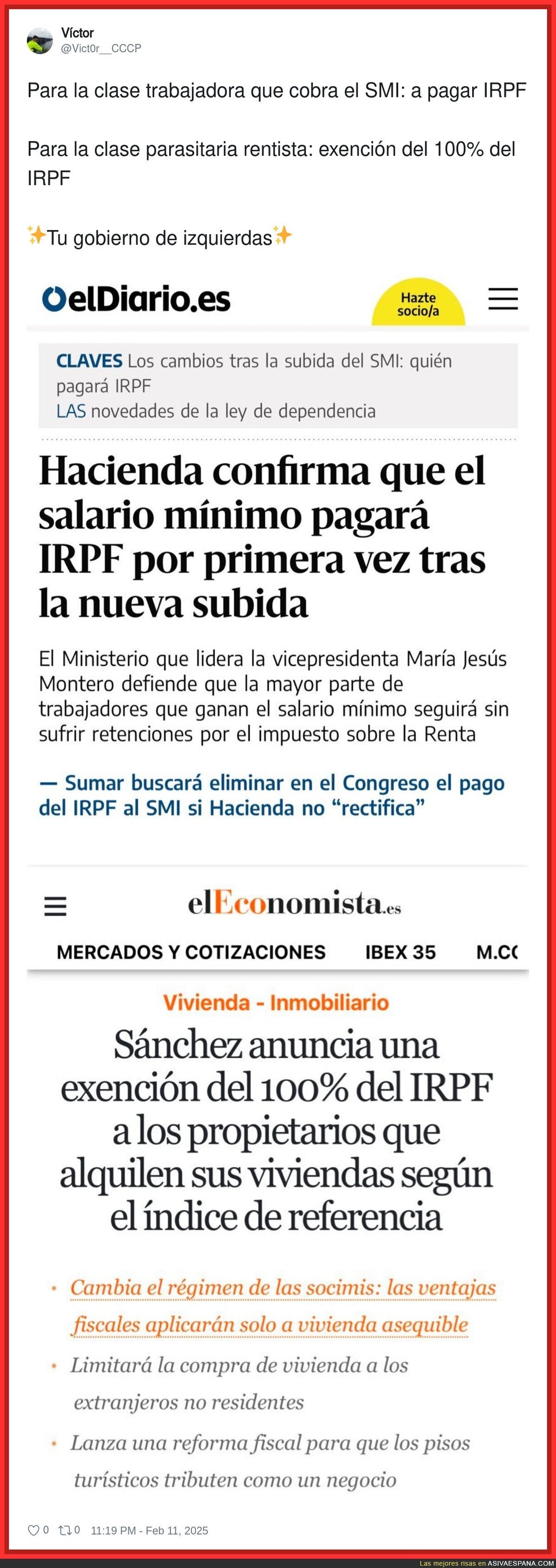 El PSOE está raro para ser de izquierdas