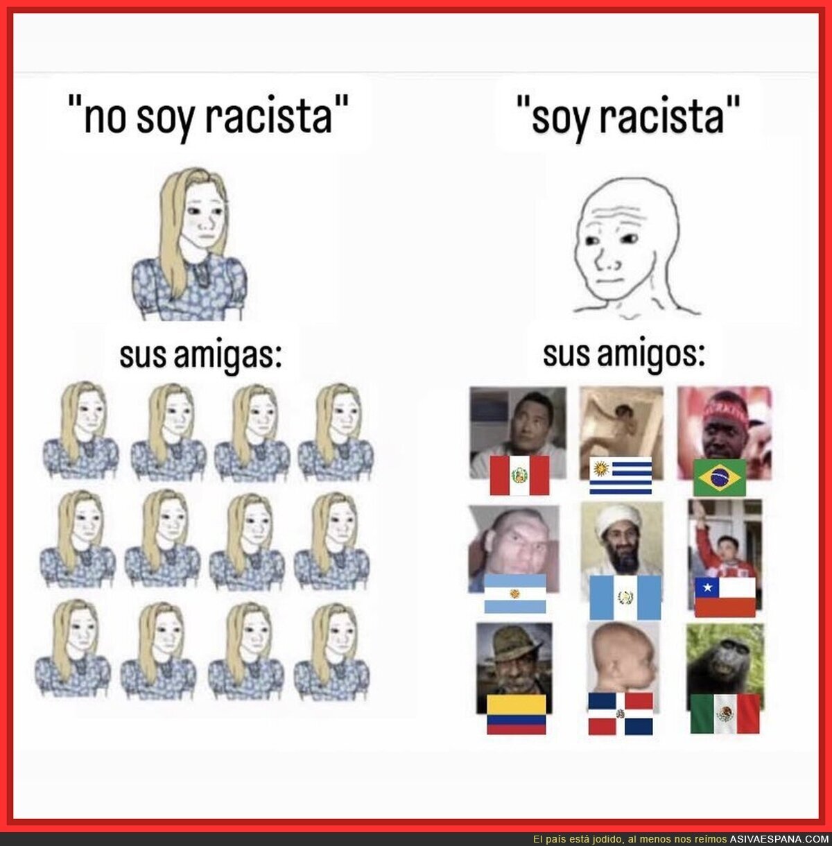 El tipo racista