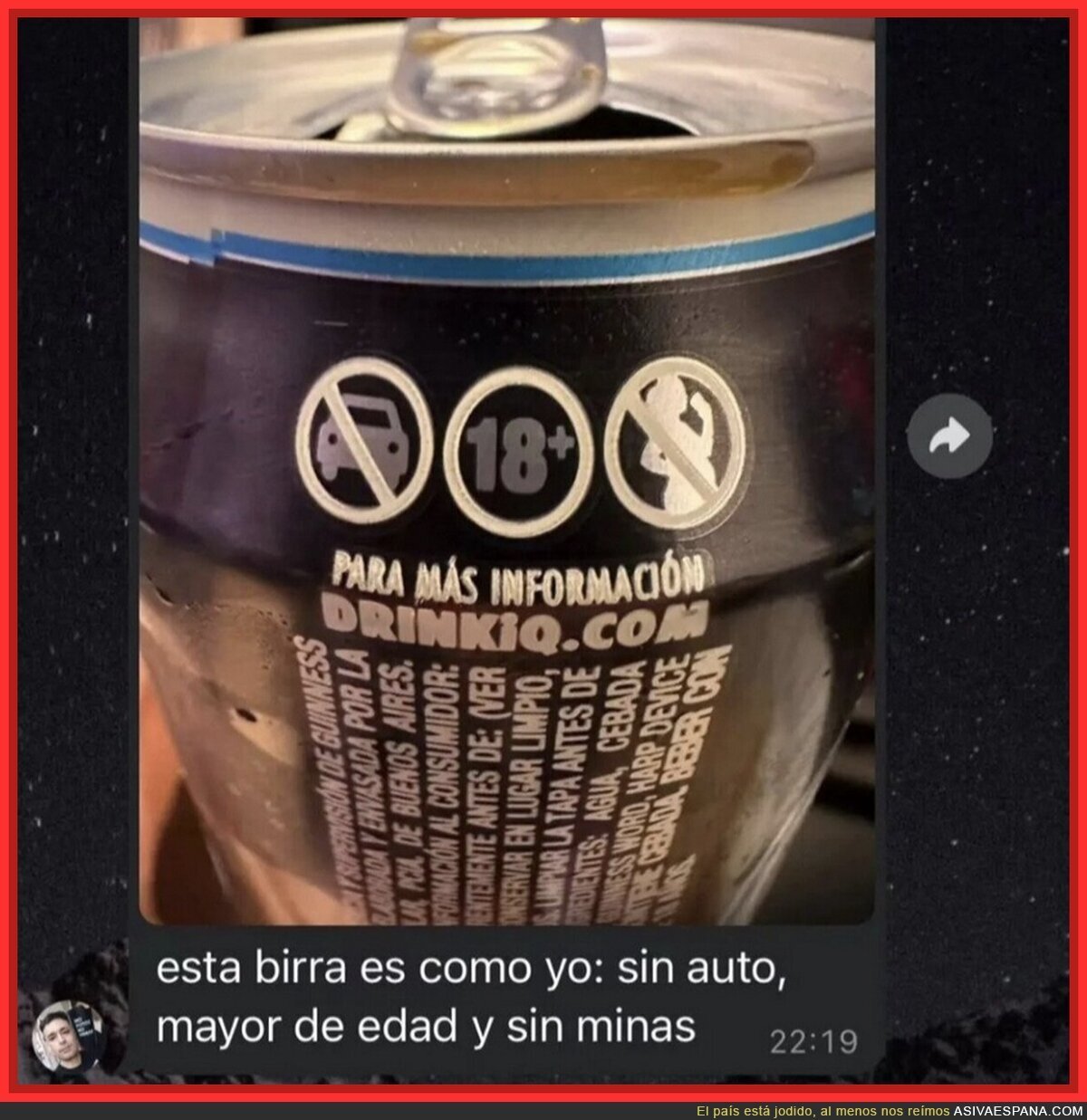 Una cerveza que retrata personas
