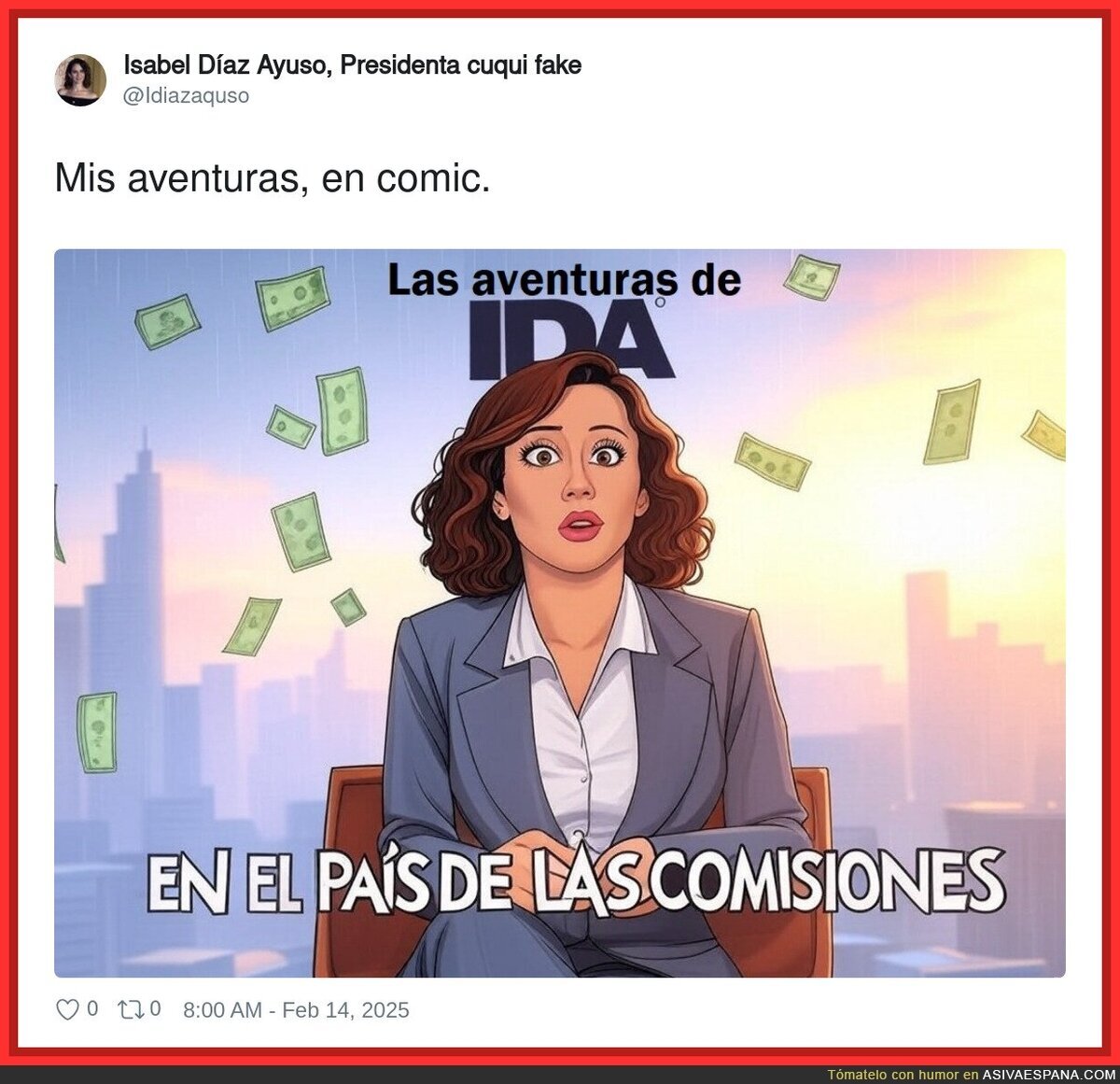 ¿Te comprarías en comic de Ayuso?